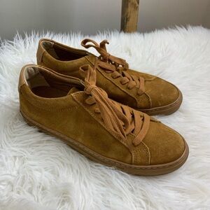 Steve Madden Bolo Cognac Leather Sneakers